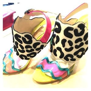 Sophia Webster Dionne Leopard Slingback Sandal
